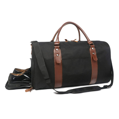 kaufen 21x5.1x12 Zoll Reisetasche, Übernachtung schwarz, langlebig, perfekt fürs Wochenende. online manufacture