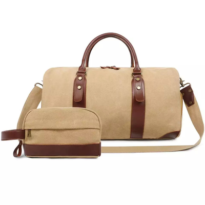 kaufen Männer-Leder-Dufle-Reisetasche mit Toilettenartikel online manufacture