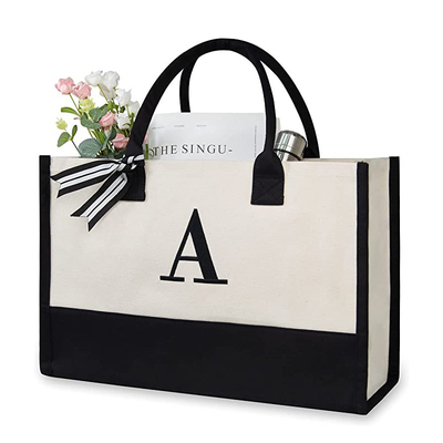 kaufen Leinwand-Tote-Monogramm-Reisetasche für Lehrerin Mutter Geburtstag online manufacture