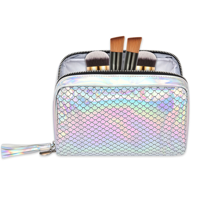 kaufen Große Luxus-Kosmetik-Tasche aus Leder 20X7X14CM online manufacture