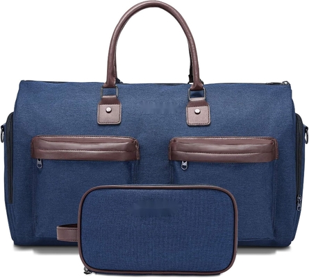 kaufen Großes Blau 2 in 1 Hängetasche Koffer Maßgeschneiderte Reisetasche mit Toilettenbeutel online manufacture