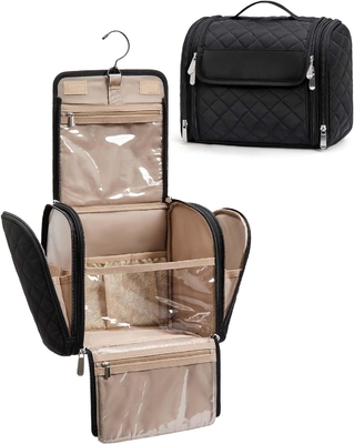kaufen Tragbare Kosmetik Großkapazität Tür Zimmer Notwendigkeiten kundenspezifische Reisetasche mit Hängen Haken online manufacture