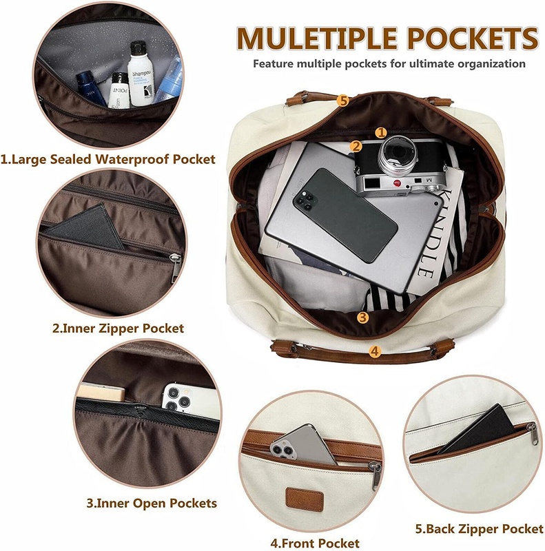 Stilvolle Reisetaschen mit Laptop-Abteil Toilettenartikel 19 Zoll 19,7 x 9,8 x 14,6 