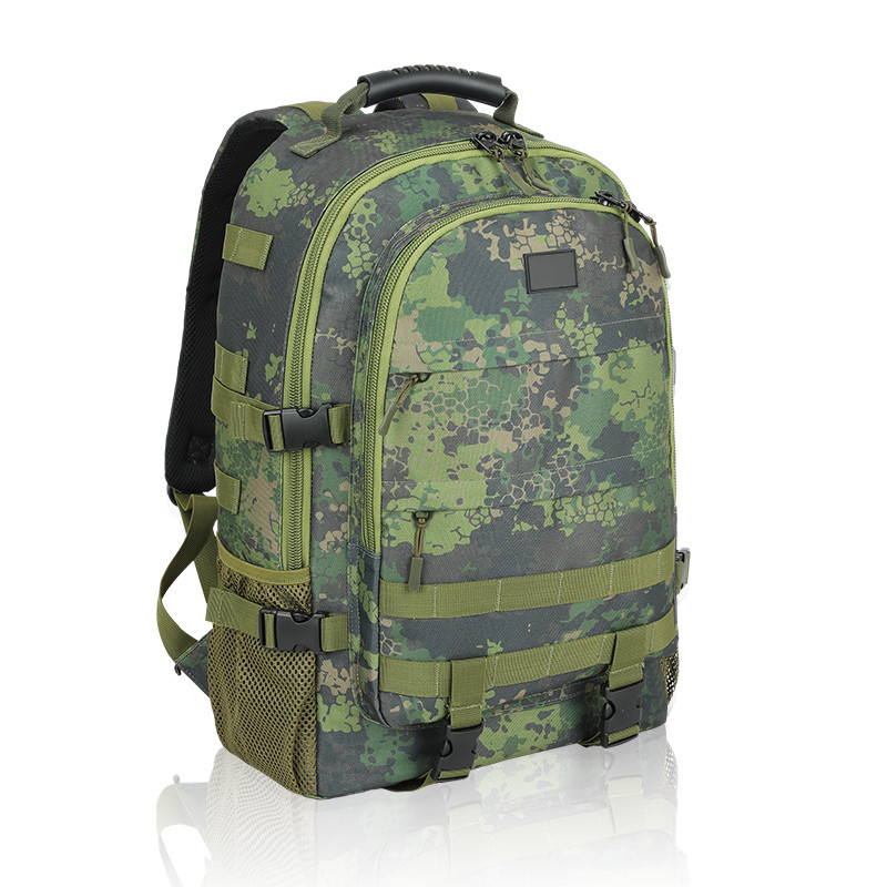 Schwarzer Wasserdichtes Gepäck für große Kapazitäten, für Reisen, Militär-Taktik-Rucksack mit Schulterband für Männer