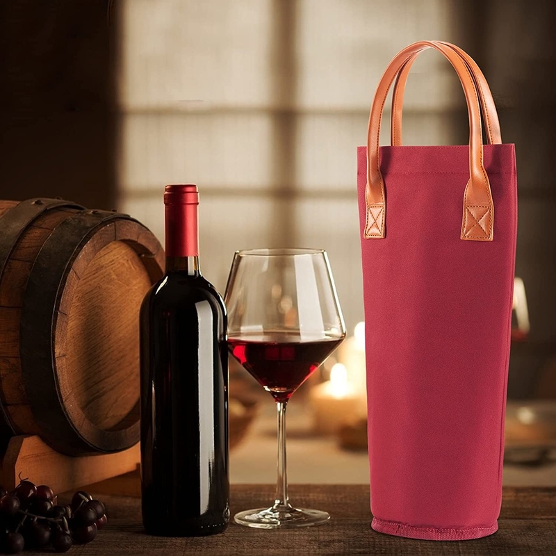 Runde tragbare Isolierte Kühltasche für Babyflaschen Wein Eisbeutel Kleine 4x14