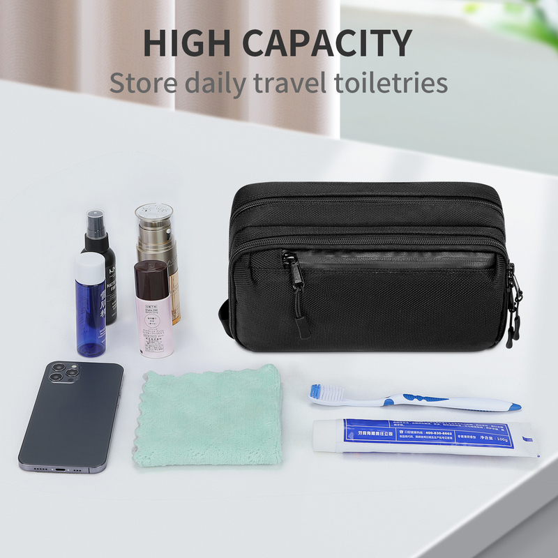 Reise-Toilettenbeutel-Organisator-Tasche Eco-Friendly Hängende Kosmetik-Organisator 3 Schichten