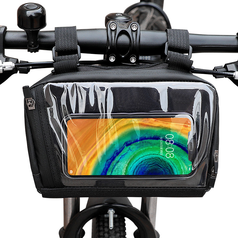 Touchscreen Fahrrad Telefontasche Fahrrad Wasserdichtes Telefongehäuse Brieftasche Außen 20x8x10cm