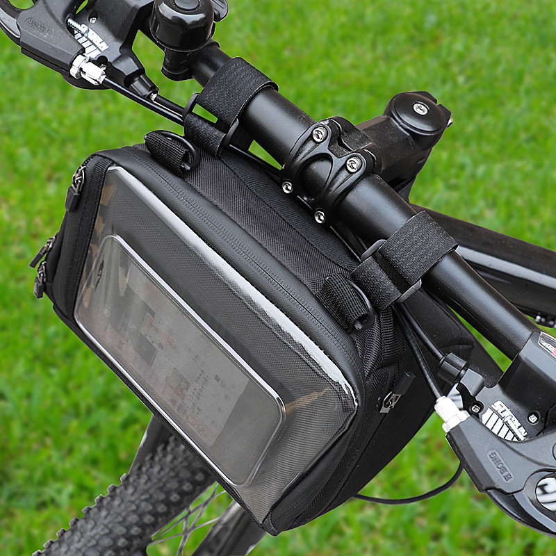 Touchscreen Fahrrad Telefontasche Fahrrad Wasserdichtes Telefongehäuse Brieftasche Außen 20x8x10cm