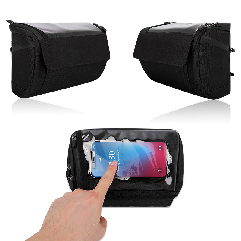 Touchscreen Fahrrad Telefontasche Fahrrad Wasserdichtes Telefongehäuse Brieftasche Außen 20x8x10cm