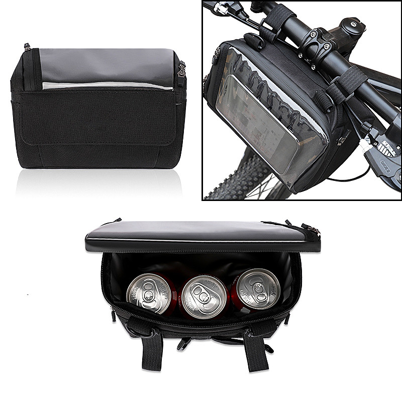 Touchscreen Fahrrad Telefontasche Fahrrad Wasserdichtes Telefongehäuse Brieftasche Außen 20x8x10cm