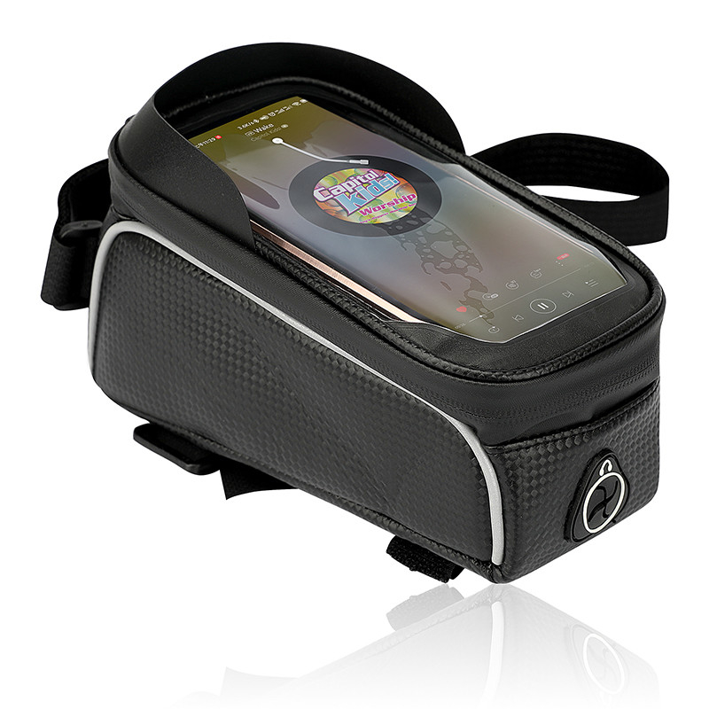OEM oder ODM Wasserdichte Fahrrad Telefontüte Vorderrahmen Fahrradtüte Tasche 8x3x5 