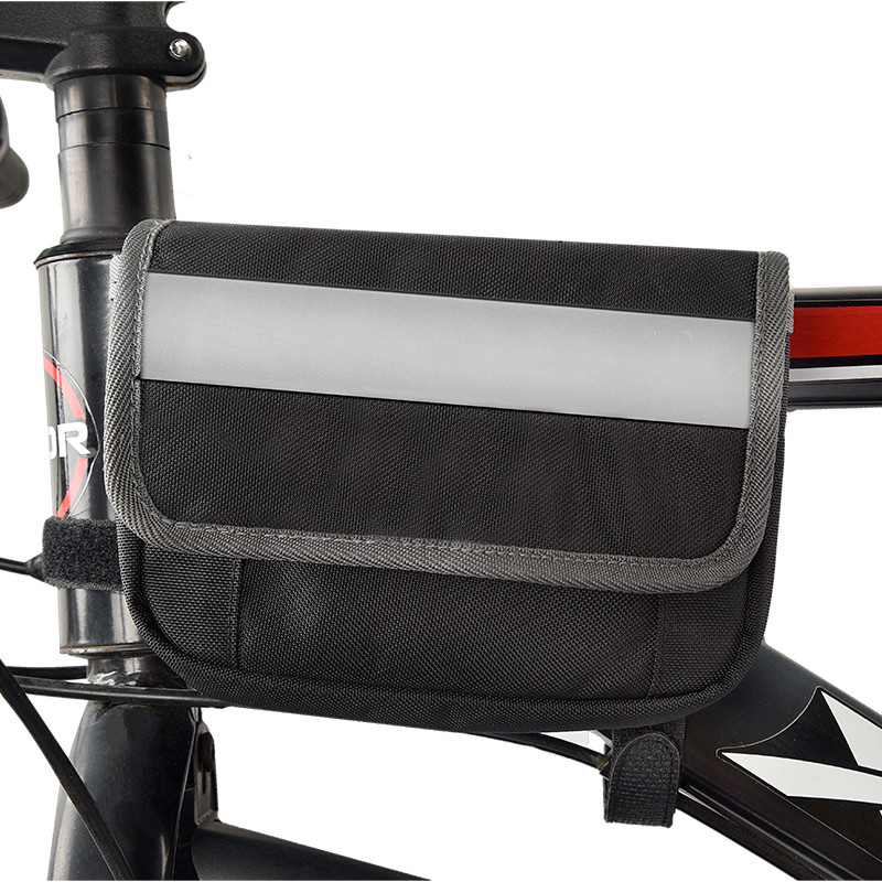 Große Fahrradtelefontasche OEM wasserdicht hinten unter dem Sitz reflektierender Streifenbeutel für Radfahren 7X6X5