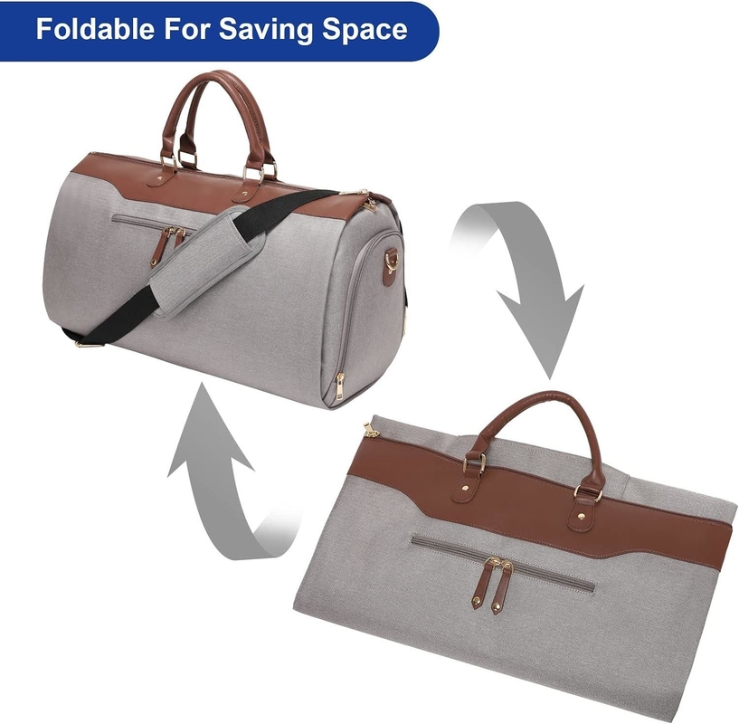 Männer Frauen 2 in 1 Hängende Anzugstüte Custom Duffel Reisetasche Mit Schultergurt