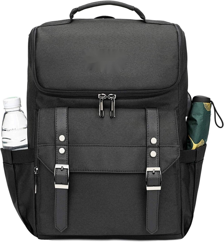 Schwarzer großer Übernachtungs-Weekend-Reisetasche mit USB-Ladeanschluss für Frauen und Männer