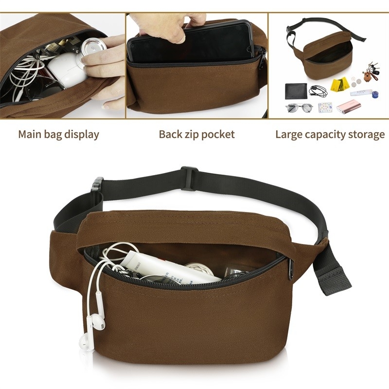 MTB Motorrad Kreuzkörper Taille Gürtel Tasche für Frauen Sling Schulter Wandern 8.5X2.5X4.5 