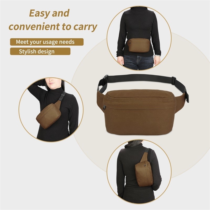 MTB Motorrad Kreuzkörper Taille Gürtel Tasche für Frauen Sling Schulter Wandern 8.5X2.5X4.5 