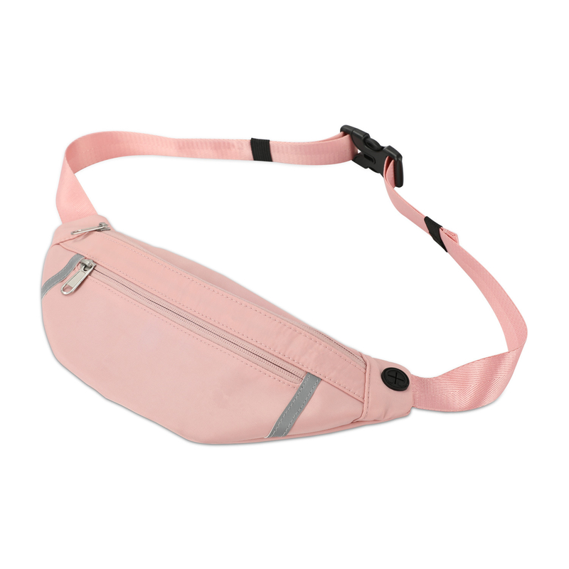 Schulter-Brieftasche Fanny Pink Taille-Tasche Wanderkross für Frauen 12,8 x 9,6 