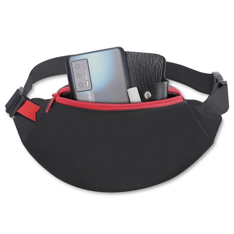 420d Nylon Taille Tasche Handtasche Telefon praktisch für Männer Frauen Sport 26X8X12.5 