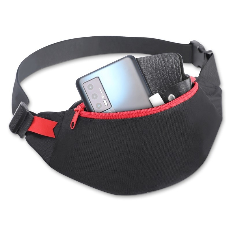 420d Nylon Taille Tasche Handtasche Telefon praktisch für Männer Frauen Sport 26X8X12.5 