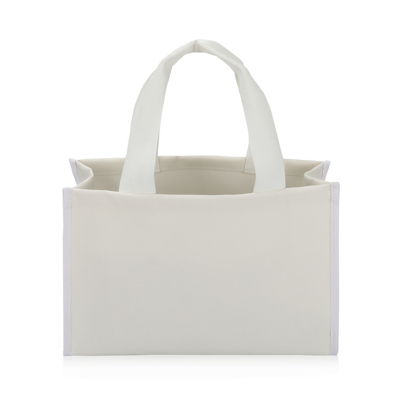 Leinwand-Tote-Tasche kundenspezifische Einkaufstüten Einzelhandel Schwerlastdickboden 4x4x10