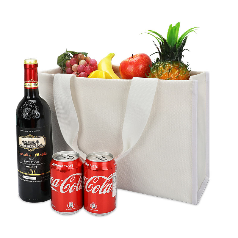 Leinwand-Tote-Tasche kundenspezifische Einkaufstüten Einzelhandel Schwerlastdickboden 4x4x10