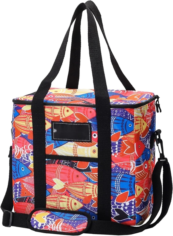 Portable Klappbare Isolierte Tasche Kühlgerät Wasserdicht Leichtgewicht Groß Weich mit Polster-Schulterband