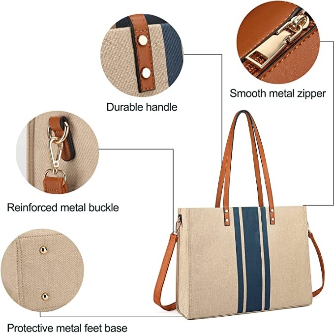 Laptop-Tote-Tasche für Frauen 16.33x4.7x12.99