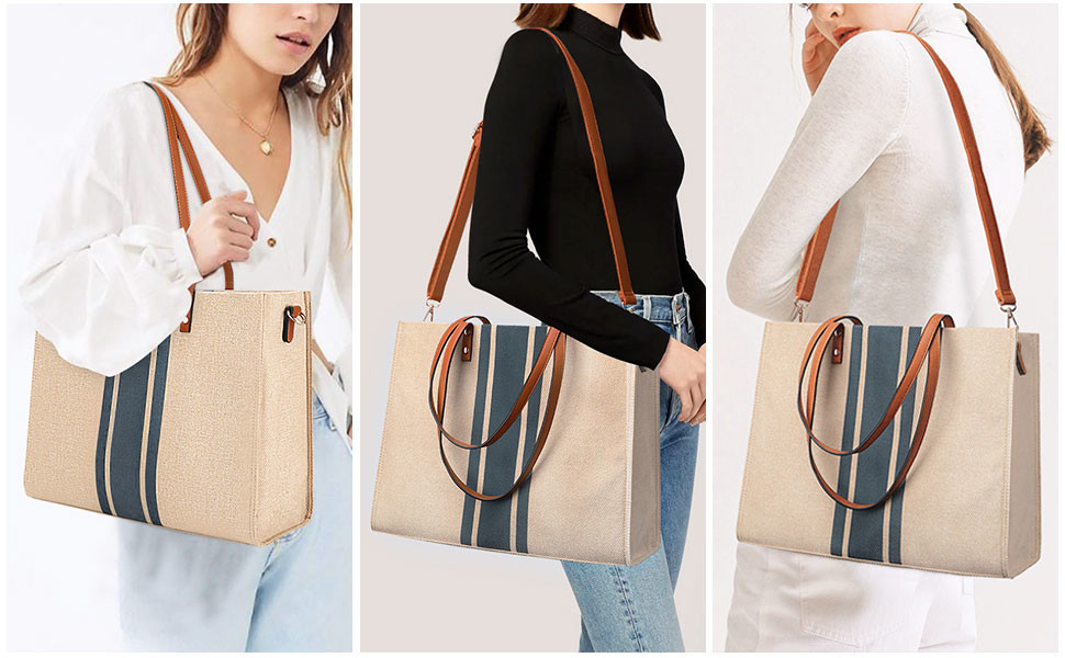 Laptop-Tote-Tasche für Frauen 16.33x4.7x12.99