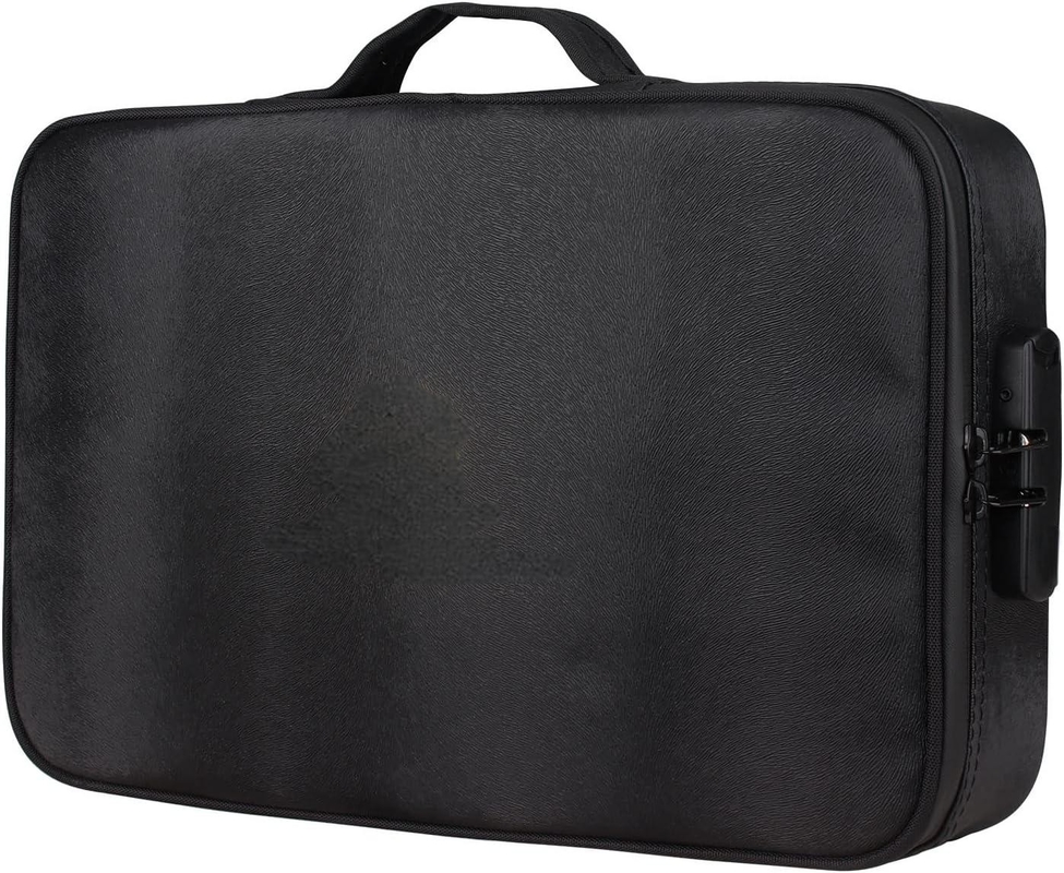 Schwarze Farbe Großflächige Aufbewahrung Wasserdicht, passgenaue Reise-Geruchsschutz-Tasche mit Schloss