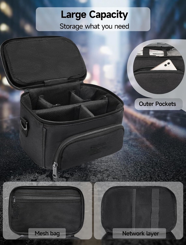 Großkapazität Portable Langlebiger Geruch Custom Reise Geruch Proof Tasche mit abnehmbaren Schultergürtel entfernbaren Trennbänder