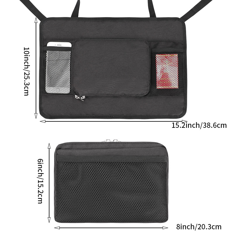 Tasche mit Netz für den Auto-Organisator Taschen Taschenhandtaschenhalter Rücksitz 15,2x10