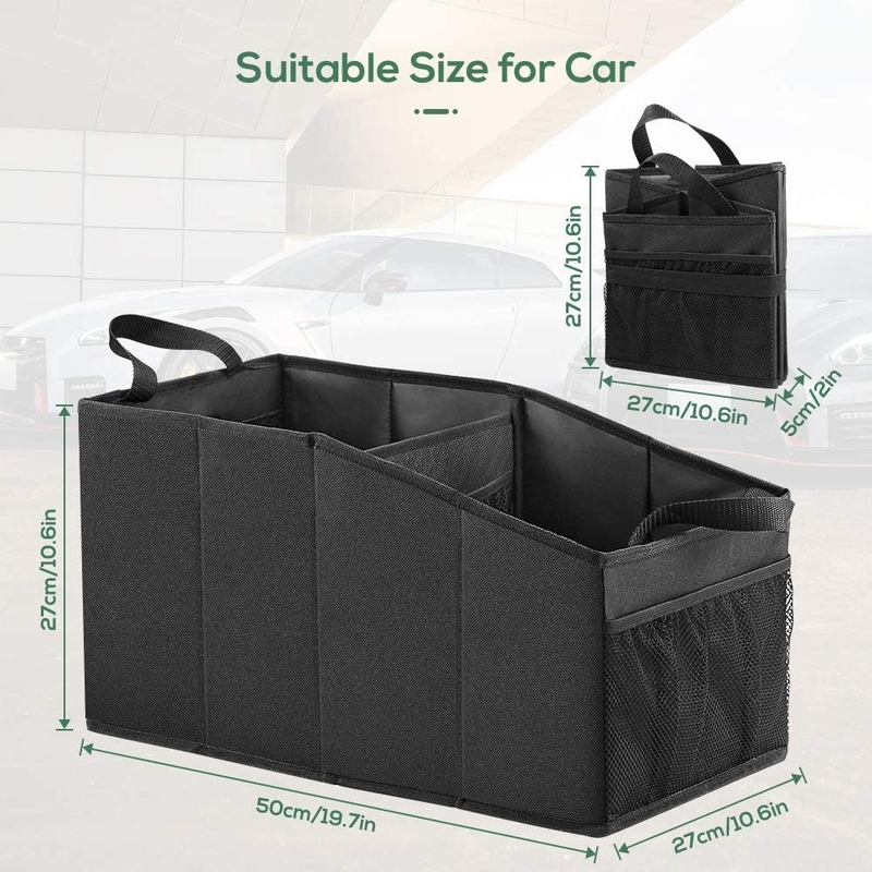 Große Einkaufswagen-Organisator Taschen Lebensmittelklappbarer Rücksitz Lkw 19X10X10