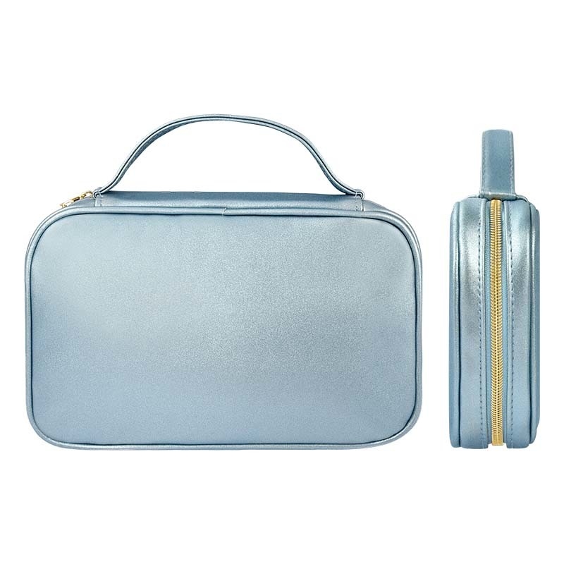 Kleines Falsches Leder Reise Schmuck Lagertaschen Reise Tragbare BSCI 10x6.4x2