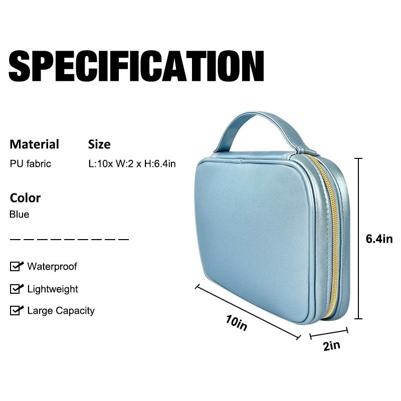 Kleines Falsches Leder Reise Schmuck Lagertaschen Reise Tragbare BSCI 10x6.4x2