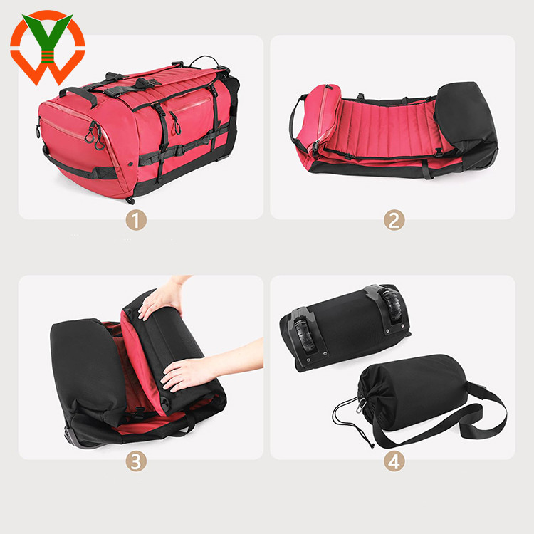 Große 86L wasserdichte Radtasche Klapptasche für bequeme Reisen