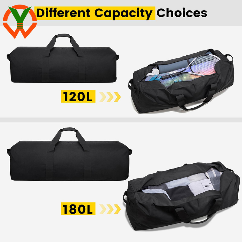 120L extra großer Duffel-Tasche Klapptaschen Camping-Taschen Wochenend-Ausrüstung Aufbewahrung über Nacht für Reisen