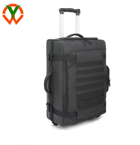 Großkapazitäts-Reise-Tasche aus Polyester, langlebige Rolltasche mit Rädern und Griff